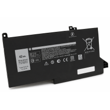 Акумуляторна батарея Dell 451-BBZL (11.4V, 42Wh, 3684 mAh) для Latitude 7000, 7280, 7480, DJ1J0, ONFOH, 0PGFX4