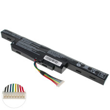 Акумуляторна батарея для ноутбука Acer Aspire F5-573G, Acer Aspire E5-575G, модель ACER AS16B8J, 11.1V, ємність 4400mAh, чорний колір