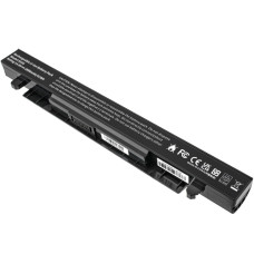 Акумуляторна батарея для ноутбука ASUS A41-X550A, серії X450 та X550, 14.4V 2800mAh, сумісна з A41-X550A 15V 2950mAh, елементи LG / Samsung / Sanyo, чорна