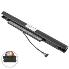 Акумуляторна батарея Lenovo L15S3A02 для ноутбуків IdeaPad 110-14IBR, 110-15IBR, 110-15ACL, 10.8V, 2200mAh, 24Wh, чорна