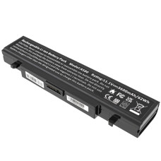 Акумуляторна батарея для ноутбуків Samsung R420, R460, R522, R528, R530, RV408, RV410, X360, X460, 11.1V, 5600mAh, чорна (осередки LG / Samsung / Sanyo)