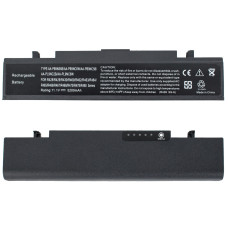 Акумуляторна батарея для ноутбука Samsung R522, R420, R460, R528, R530, RV408, RV410, X360, X460, 11.1V, 5200mAh, чорна