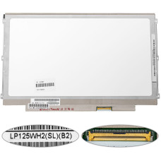 Матрица 12.5" LP125WH2-SLB2 (1366*768, 40pin(IPS), LED, SLIM(горизонтальные ушки), матовая, разъем справа внизу) для ноутбука