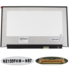 Матрица 13.3" NE133FHM-N57 (1920*1080, 30pin(eDP, 400cd/m2, IPS)), LED, SLIM(без планок и ушек), глянец, разъем справа внизу) для ноутбука (для Samsung NP930XCJ)