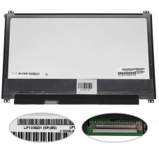 Матрица 13.3" LP133QD1-SPB2 (3200*1800, 40pin (eDP), LED, SLIM (вертикальные ушки), матовая, разъем слева внизу) для ноутбука