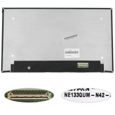 Матрица 13.3" NE133QUM-N42 (3840*2160, 40pin(eDP, IPS), LED, SLIM(без доп панели), глянец, разъем справа внизу) для ноутбука