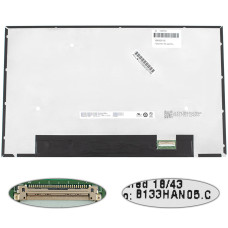 Матриця 13.3" B133HAN05.C IPS FHD 1920×1080 eDP 30pin LED Slim матова, розʼєм справа внизу