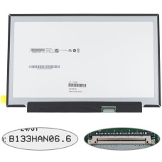 Матрица 13.3" B133HAN06.6 (1920*1080, 30pin(eDP, 220cd/m2, 45% NTSC, IPS)), LED, SLIM(без планок и ушек), матовая, разъем справа внизу) для ноутбука