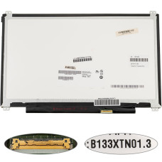 Матрица 13.3" B133XTN01.3 (1366*768, 30pin(eDP), LED, SLIM(вертикальные ушки), матовая, разъем справа внизу) для ноутбука (renew)