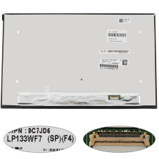 Матрица 13.3" LP133WF7-SPF4 (1920*1080, 30pin(eDP), LED, SLIM(без доп. панели), матовая, разъем справа внизу) для ноутбука (renew)