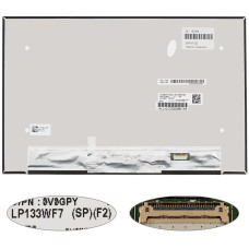 Матрица 13.3" LP133WF7-SPF2 (1920*1080, 30pin(eDP), LED, SLIM(без доп. панели), матовая, разъем справа внизу) для ноутбука (renew)