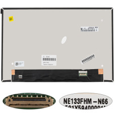Матрица 13.3" NE133FHM-N66 (1920*1080, 30pin(eDP), LED, SLIM(без доп. панели), матовая, разъем справа внизу) для ноутбука (renew)