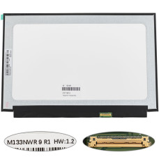 Матрица 13.3" M133NWR9 R1 (1366*768, 30pin(eDP), LED, SLIM(без планок и ушек), матовая, разъем справа внизу) для ноутбука
