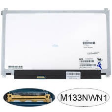 Матрица 13.3" M133NWN1 R.1 (1366*768, 30pin(eDP), LED, SLIM (вертикальные ушки), матовая, разъем слева внизу, for ASUS UX32V) для ноутбука