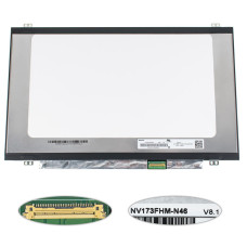 Уценка! матрица 14.0" N140HCA-EAC (1920*1080, 30pin(eDP, IPS), LED, SLIM (вертикальные ушки), матовая, разъем справа внизу) для ноутбука