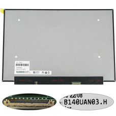 Матрица 14.0" B140UAN03.H (1920*1200, 40pin(eDP, 144Hz, IPS, 400cd/m2, цвет 100% sRGB), LED, SLIM (без планок и ушек), матовые, разъем справа внизу) для ноутбука