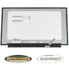 Уценка! матрица 14.0" B140HAN03.5 (1920*1080, 30pin(eDP, IPS, 300cd/m2, 16.7M, 72% NTSC), LED, SLIM (без планок и ушек), матовая, разъем справа внизу, дп=245мм, (narrow border)) для ноутбука