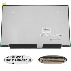 Матрица 14.0" B140QAN05.H (2240*1400, 40pin(eDP, IPS), LED, SLIM (без планок и ушек), матовая, разъем справа внизу) для ноутбука