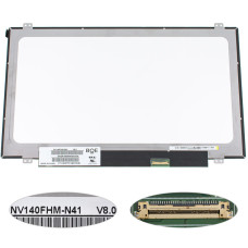 Матриця 14" NV140FHM-N41 IPS FHD 1920×1080 eDP 30pin 250кд LED Slim матова, роз’єм справа внизу, уцінка