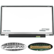 Матрица 14.0"  LP140QH1-SPA2 (2560*1440, 40pin(eDP), LED, SLIM (без планок и ушек), матовая, разъем справа внизу) для ноутбука