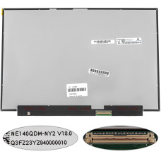 Матриця 14" NE140QDM-NY2 2560×1600 IPS 165Гц 400кд 100% sRGB eDP 40pin матова Slim LED (розʼєм справа знизу)