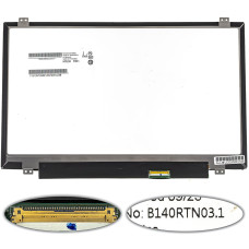 Уценка! матрица 14.0" B140RTN03.1 (1600*900, 40pin, LED, SLIM (вертикальные ушки), матовая, разъем справа внизу) для ноутбука (renew)