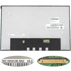 Матриця 14" NE140WUM-N62 IPS 1920×1200 eDP 30pin LED Slim матова, роз’єм справа знизу