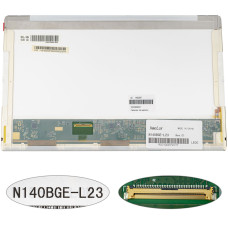 Матриця 14" N140BGE-L23 1366×768 40pin LED глянцева, роз’єм зліва внизу (renew)