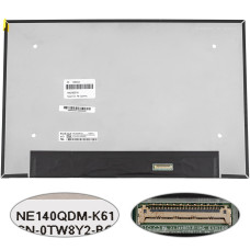 Матрица 14.0" NE140QDM-K61 touch (2560*1600, 40pin(eDP, IPS), LED, SLIM (без доп панели), матовая, разъем справа внизу) для ноутбука