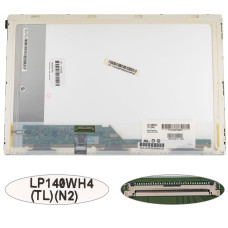 Матрица 14.0" LP140WH4-TLN2 (1366*768, 40pin, LED, NORMAL, глянцевая, разъем слева внизу) для ноутбука (renew)