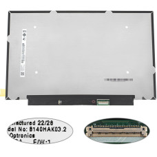Матрица 14.0"  B140HAK03.2 touch (1920*1080, 40pin(eDP, IPS), LED, SLIM (без планок и ушек), матовая, разъем справа внизу) для ноутбука