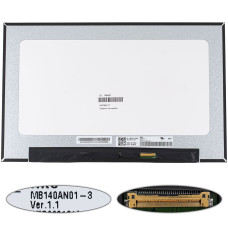 Матрица 14.0" MB140AN01-3 (1366*768, 30pin(eDP), LED, SLIM(без доп. панели !!!), матовая, разъем справа внизу) для ноутбука
