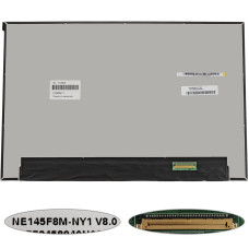 Матрица 14.5" NE145F8M-NY1 (3072*1920, 40pin(eDP, IPS, 165Hz), LED, SLIM(без доп панели), глянец, разъем справа внизу) для ноутбука