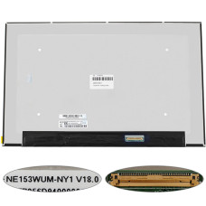 Матрица 15.3" NE153WUM-NY1 (1920*1200, 40pin(eDP, IPS, 165Hz), LED, SLIM(без планок и ушек), матовая, разъем справа внизу) для ноутбука