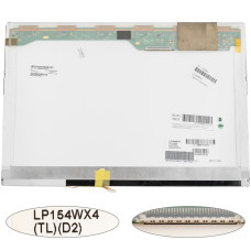 Матрица 15.4" LP154WX4-TLD2 (1280*800, 30pin, 1CCFL, NORMAL, глянец, разъем справа вверху) для ноутбука (renew)