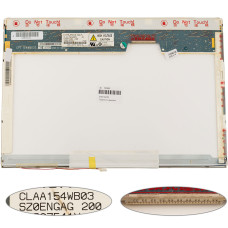 Матрица 15.4" CLAA154WB03AN (1280*800, 30pin, 1CCFL, NORMAL, матовая, разъем справа вверху) для ноутбука (renew)