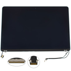 Крышка + матрица в сборе для ноутбука Apple A1398 2015 (12 pin), Silver, 100% оригинал (AASP)