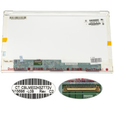 Матрица 15.6" N156B6-L0B (1366*768, 40pin, LED, NORMAL, глянец, разъем слева внизу) для ноутбука (renew)