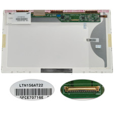 Матрица 15.6" LTN156AT22 (1366*768, 40pin, LED, NORMAL, глянцевая, разъем слева внизу) для ноутбука (renew)
