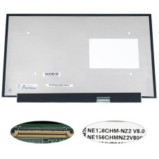 Матрица 15.6" NE156QHM-NZ2 (2560*1440, 40pin(eDP, IPS, 240Hz), LED, SLIM(без планок и ушек), матовая, разъем справа внизу) для ноутбука (renew)