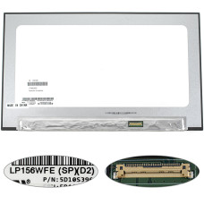 Матрица 15.6" LP156WFE-SPD2 touch (1920*1080, 30pin(eDP, IPS), LED, SLIM(без доп. панели !!!), матовая, разъем справа внизу)  для ноутбука