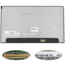 Матрица 15.6" NV156FHM-T0J touch (1920*1080, 40pin(eDP, IPS), LED, SLIM(без доп панели), матовая, разъем справа внизу) для ноутбука