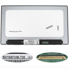 Матрица 15.6" NV156FHM-T05 touch (1920*1080, 40pin(eDP, IPS), LED, SLIM(без доп панели), матовая, разъем справа внизу) для ноутбука