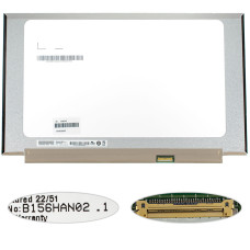 Матрица 15.6" B156HAN02.1 H/W NA (1920*1080, 30pin(eDP, IPS), LED, SLIM(без планок и ушек), матовая, разъем справа внизу) для ноутбука