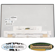 Матрица 15.6" LQ156R1JX01 (3840*2400, 40pin(eDP, IPS), LED, SLIM(без доп панели), глянец, разъем по-центру внизу) для ноутбука