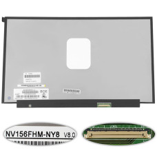 Уценка! матрица 15.6" NV156FHM-NY8 (1920*1080, 40pin(eDP, IPS, 165Hz, 300cd/m2, 100% sRGB), LED, SLIM(без планок и ушек), матовая, разъем справа внизу) для ноутбука