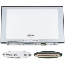 Матрица 15.6" N156HGA-EA3 Rev C6 (1920*1080, 30pin(eDP), LED, SLIM(без планок и ушек), матовая, разъем справа внизу, ширина 350мм (narrow border)) для ноутбука