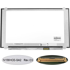 Матрица 15.6" N156HCE-GA2 Rev C3 (1920*1080, 40pin(eDP, IPS, 144HZ, 300cd/m2, 72% NTSC), LED, SLIM(вертикальные ушки), матовая, разъем справа внизу) для ноутбука