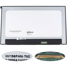 Матрица 15.6" NV156FHM-T0C touch (1920*1080, 40pin(eDP, IPS), LED, SLIM(без доп панели), матовая, разъем справа внизу) для ноутбука