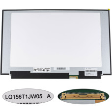 Матрица 15.6" LQ156T1JW05 (2560*1440, 40pin(eDP, IPS, 165Hz, 300cd/m2, 16.7M, 100%), LED, SLIM(без планок и ушек), матовая, разъем справа внизу) для ноутбука